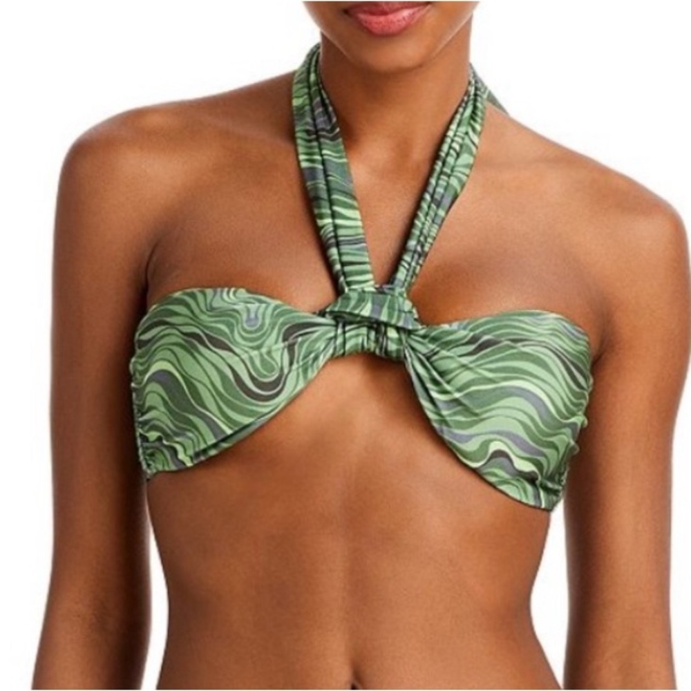 Cult Gaia Manon Halter Bikini Top